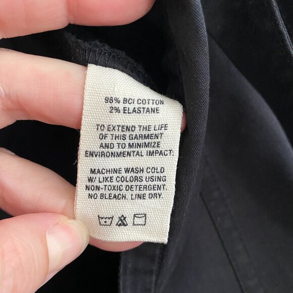 Alex Mill "Jo" Belted Jumpsuit in Black, size XS - Picture 9 of 11